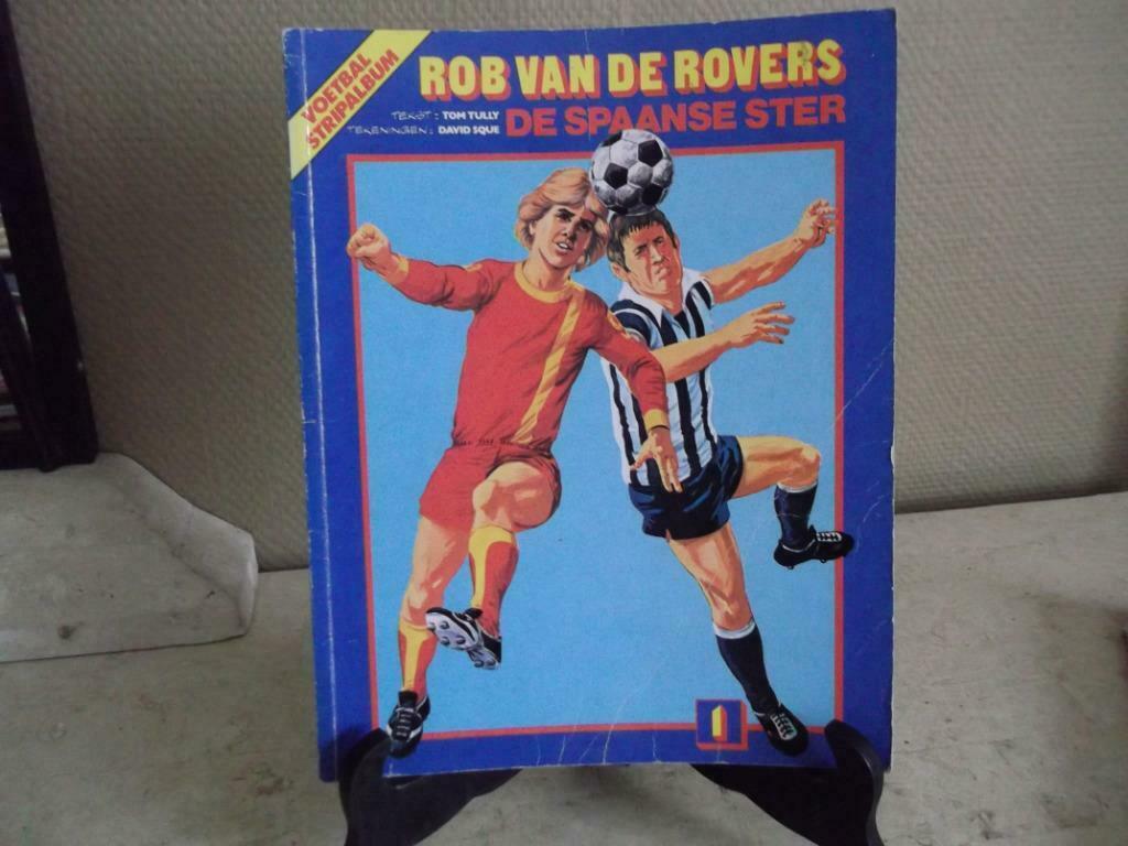 Voetbal stripalbum - De Spaanse ster, Collections, Articles de Sport & Football, Utilisé, Livre ou Revue, Enlèvement ou Envoi
