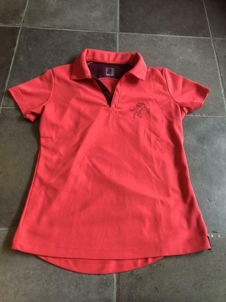 T-shirt maat 12 jaar - Decathlon, Dieren en Toebehoren, Paardrijkleding, Ophalen of Verzenden, Gebruikt, Kinderen, Bovenkleding