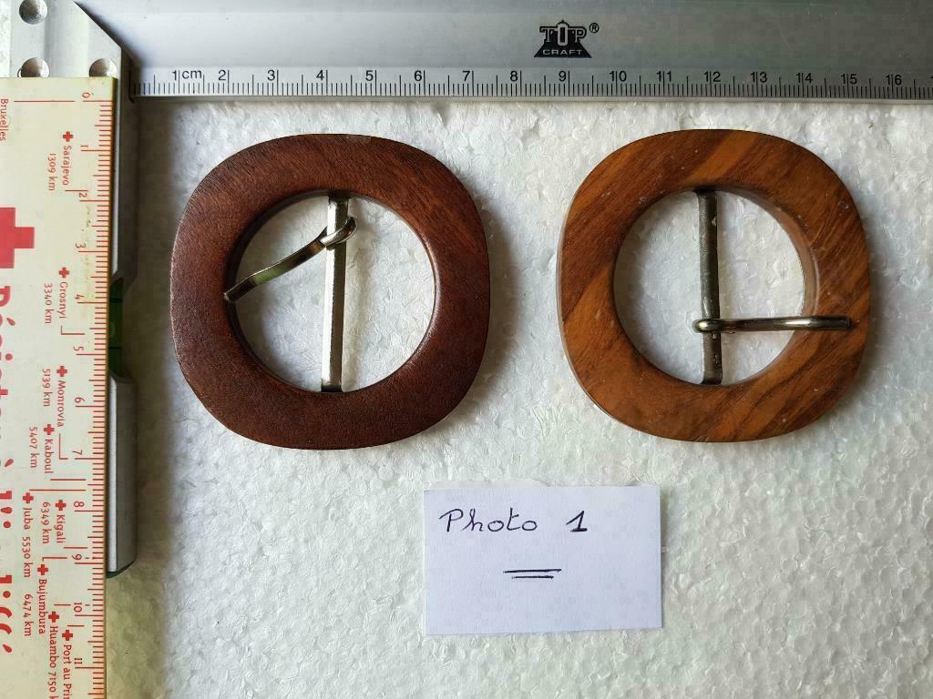 Différentes boucles de ceinture, anciennes, imitation bois, Enlèvement ou Envoi, Neuf, Autres types