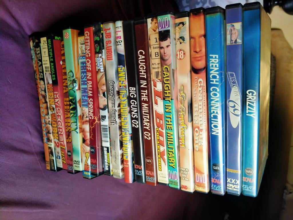 Homo gay porno films.21stuks, Ophalen of Verzenden