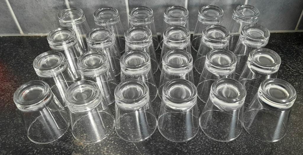 24 verrines +/- 8 cl, Collections, Verres & Petits Verres, Enlèvement ou Envoi, Neuf, Autres types