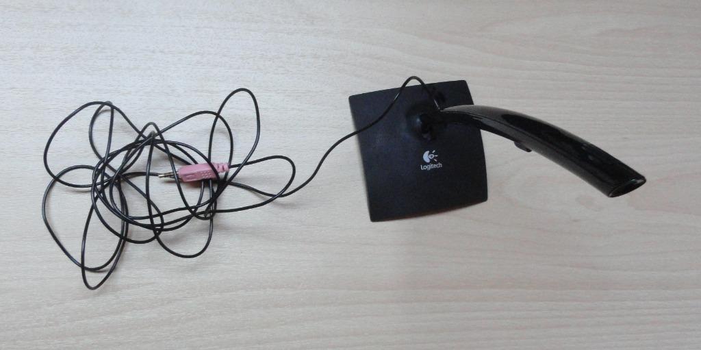 Logitech microfoon met 3.5 mm jack aansluiting, Muziek en Instrumenten, Microfoons, Ophalen, Gebruikt, Overige typen