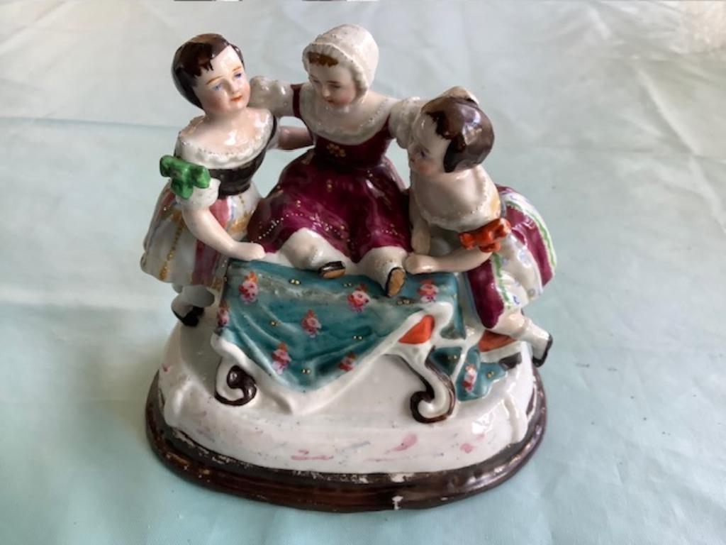 Vintage inktstel in porselein, Antiek en Kunst, Ophalen of Verzenden