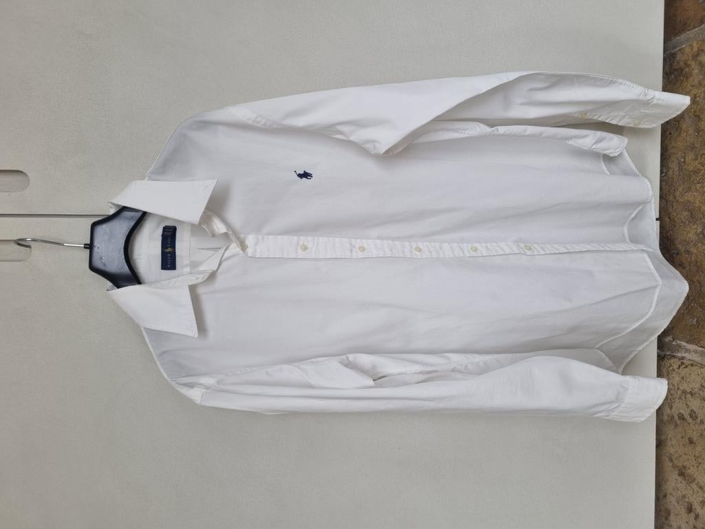 Chemise blanche Ralph Lauren taille L, Enlèvement ou Envoi, Comme neuf, Blanc, Ralph Lauren