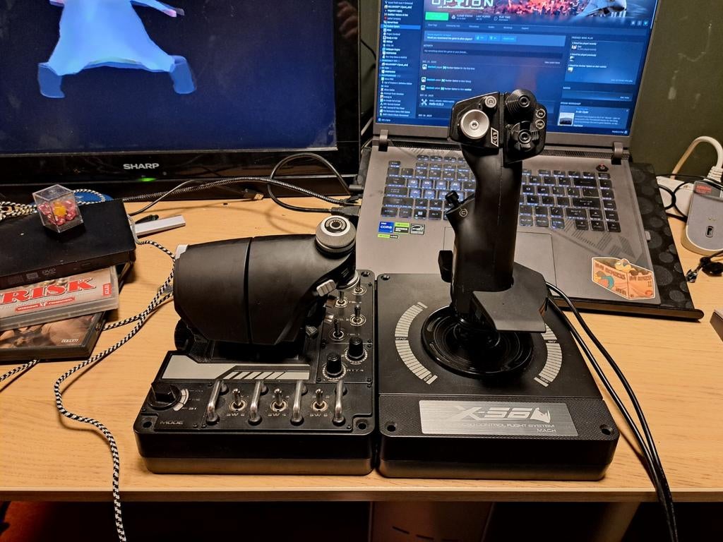 Logitech Hotas X-65, Enlèvement, Utilisé, Logitech