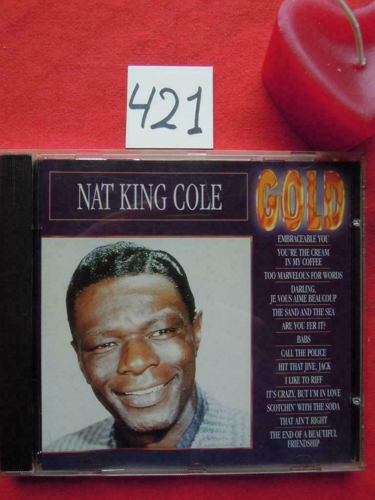 Nat King Cole Gold CD 1995 Genre:	Jazz, Ophalen of Verzenden, Zo goed als nieuw, Jazz