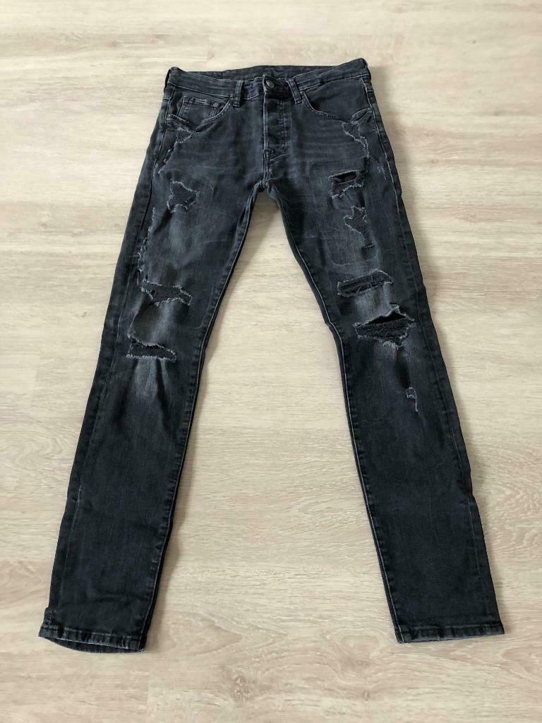 Jean noir 31/32 Skinny Taille basse, Enlèvement ou Envoi, Autres tailles, Porté, H&M