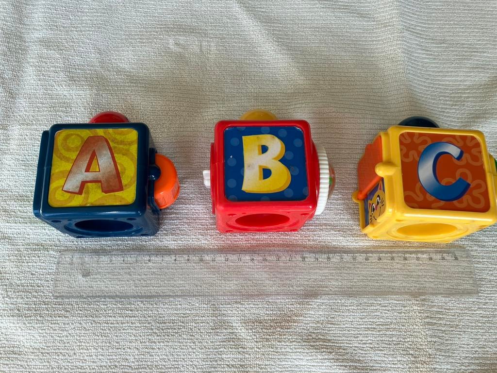 Cubes éducatifs ABC pour bébés Fisher Price, Enlèvement ou Envoi, Comme neuf, Autres types, Sonore