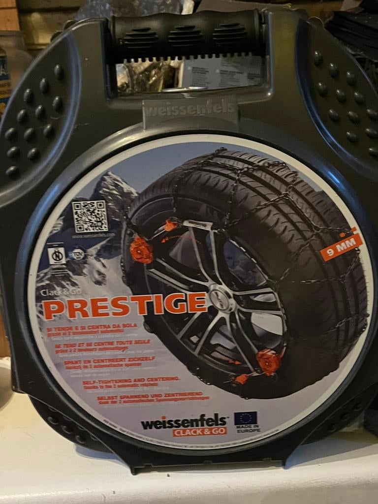 Chaînes neige NEUVES Weissenfels  & Go Prestige L130 – 9 mm, Enlèvement, Neuf