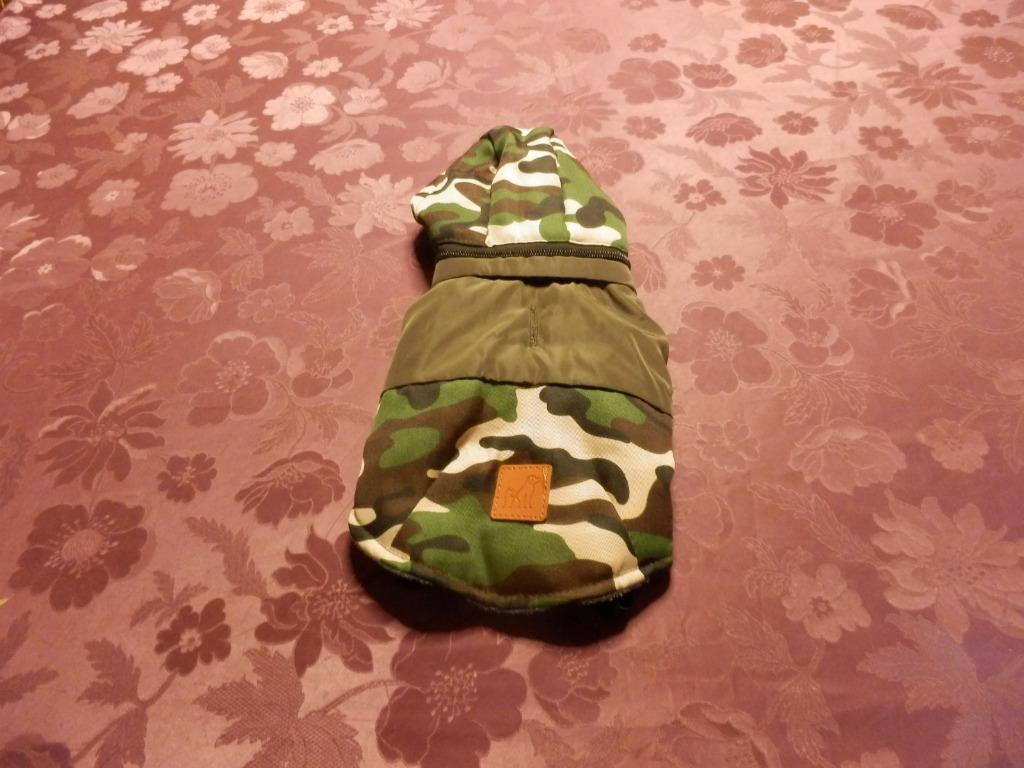 (6) -manteau vert petit chien t.xs -, Enlèvement ou Envoi, Comme neuf, Manteau pour chien