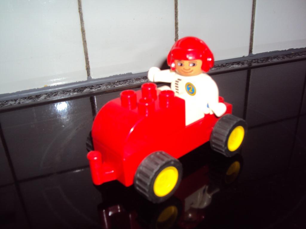 Duplo, race auto met pulback motor, Enlèvement ou Envoi, Duplo