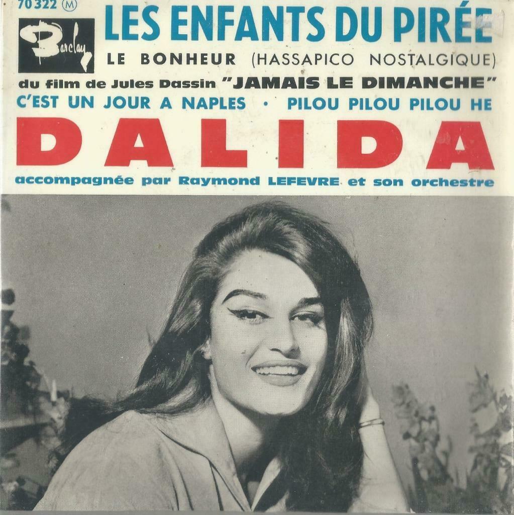 Dalida – Les enfants du pirée / Le bonheur + 2 – Single - EP, Enlèvement ou Envoi, Utilisé, Pop