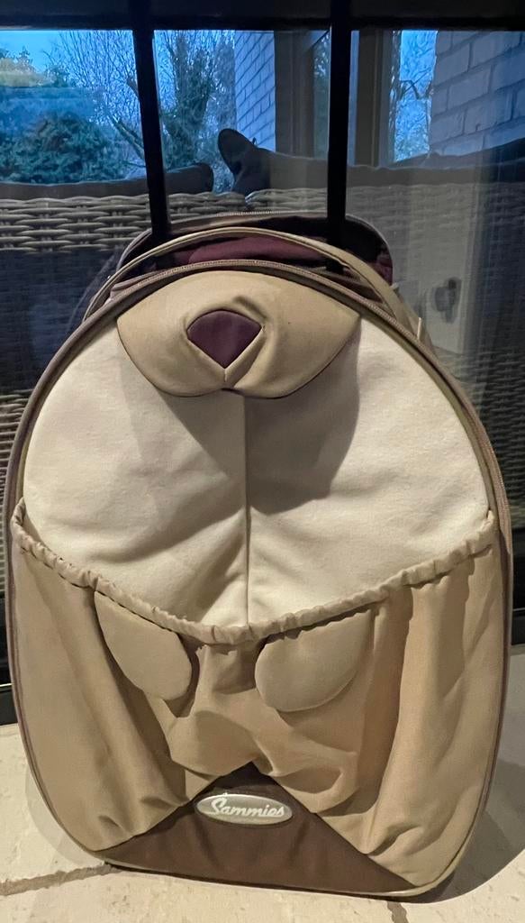 Kangeroe kinderset koffers samsonite (Sammies), Handtassen en Accessoires, Tassen | Reistassen en Weekendtassen, Gebruikt, Beige