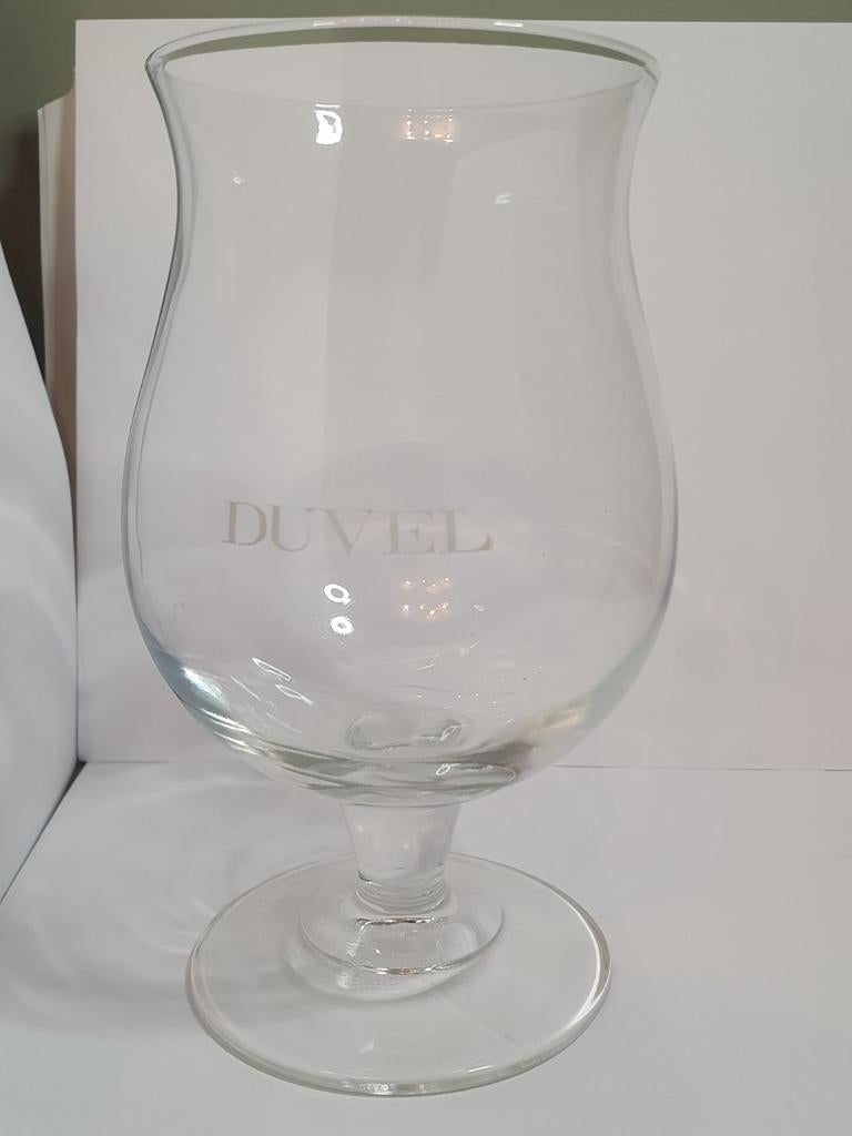 33cl Glas - Duvel Met Witte Letters -, Verzamelen, Ophalen of Verzenden, Gebruikt, Glas of Glazen, Duvel
