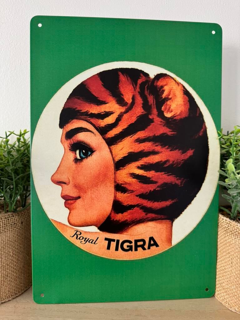 Panneau d'affichage en métal Tigra, Enlèvement ou Envoi, Neuf, Panneau publicitaire