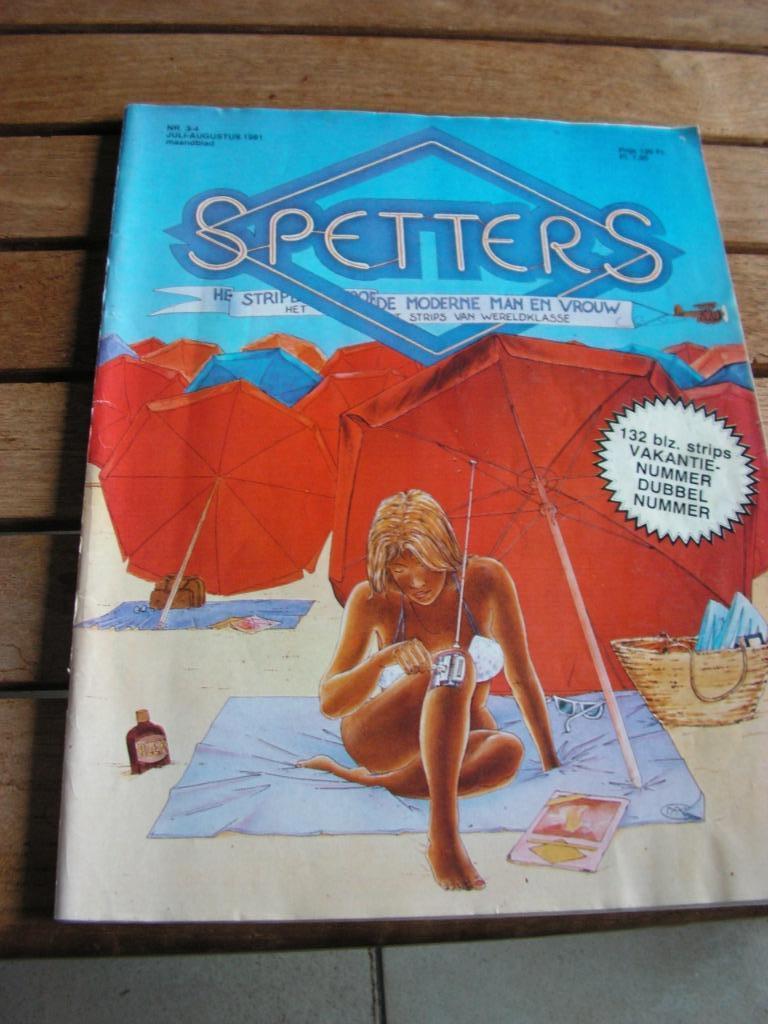 Maandblad “spetters” juli-augustus 1981., Boeken, Eén stripboek, Ophalen of Verzenden, Gelezen