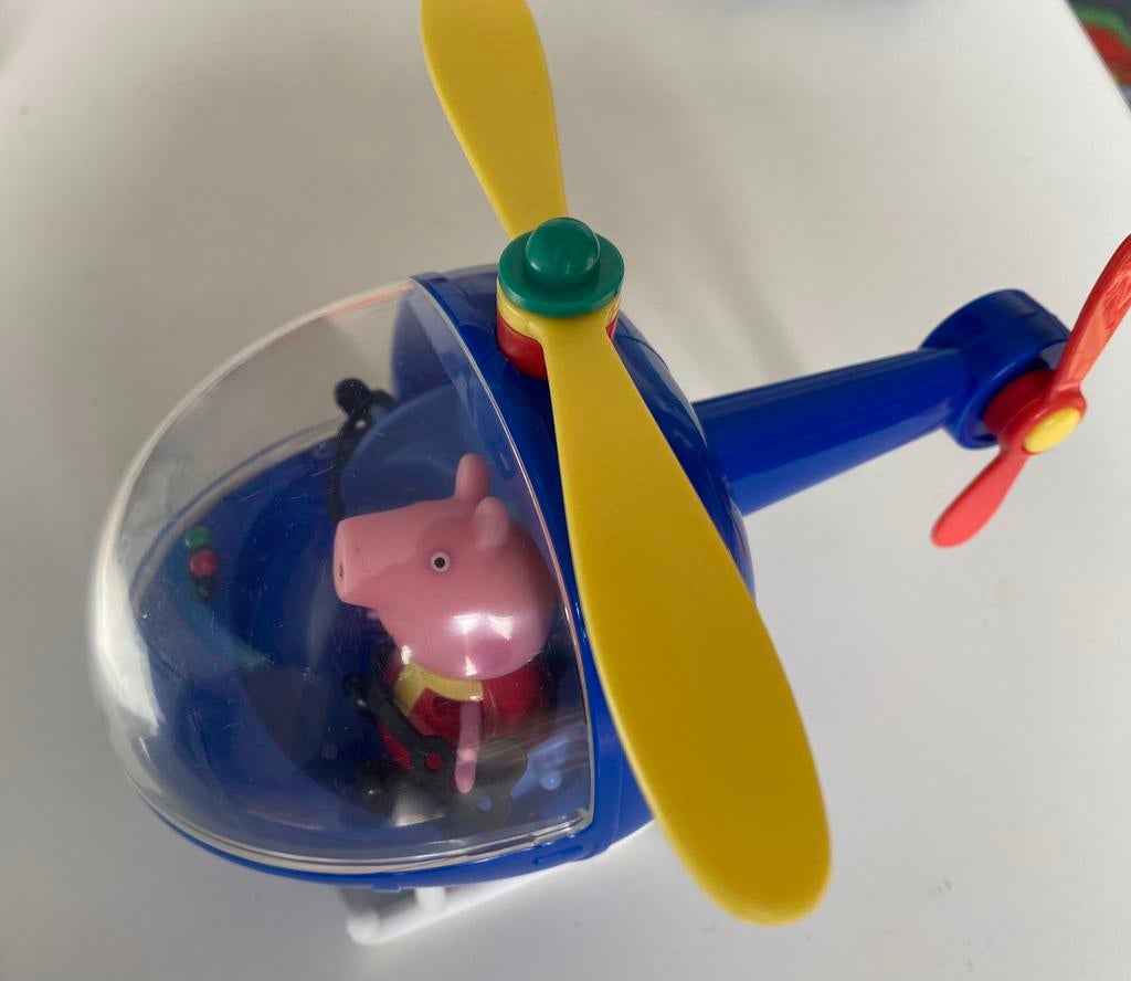 Peppa big helicopter met big, Kinderen en Baby's, Speelgoed |Speelgoedvoertuigen, Ophalen of Verzenden, Zo goed als nieuw