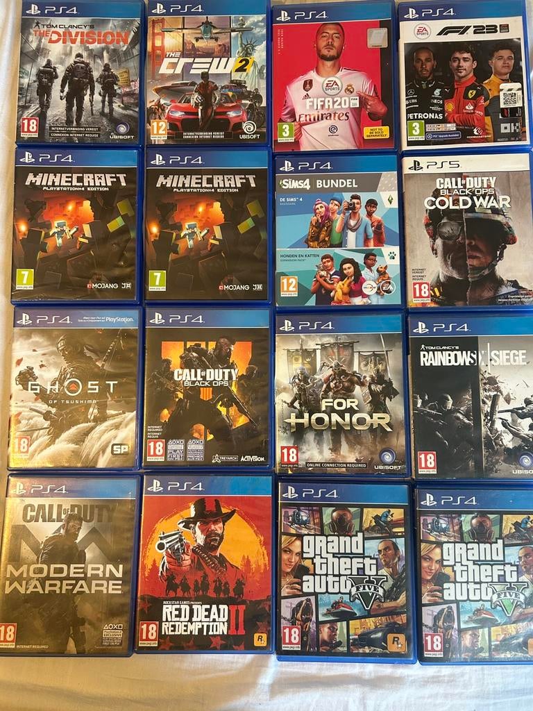 mooie collectie PS4 & PS5 games, zeer goede staat, Enlèvement ou Envoi, Comme neuf