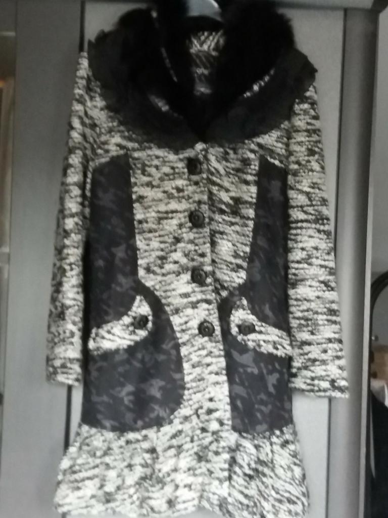 Manteau col fourrure synthétique. Taille .Xl, Enlèvement ou Envoi, Comme neuf