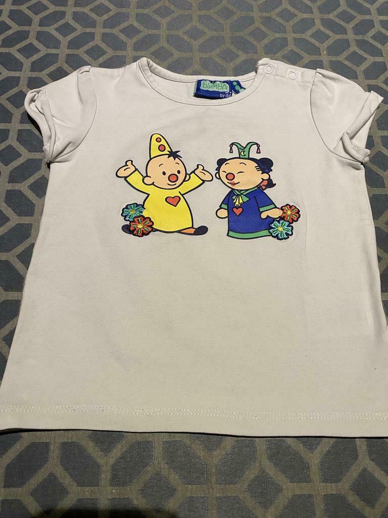T-shirt Bumba maat 86 (valt kleiner, eerder 74), Kinderen en Baby's, Gebruikt, Meisje, JBC, Ophalen of Verzenden