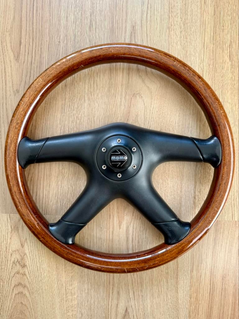 Momo ML36 Houten Stuur VW Golf Jetta Polo Scirocco MK1 MK2, Auto-onderdelen, Ophalen of Verzenden, Gebruikt, Overige automerken