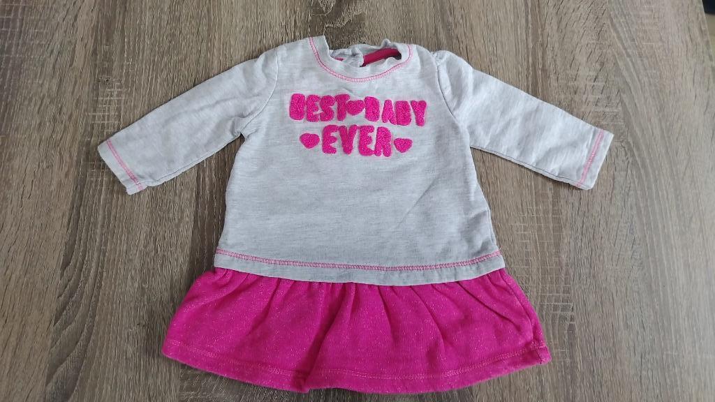 Warm jurkje 62, Kinderen en Baby's, Babykleding | Maat 62, Ophalen, Gebruikt, C&A, Meisje