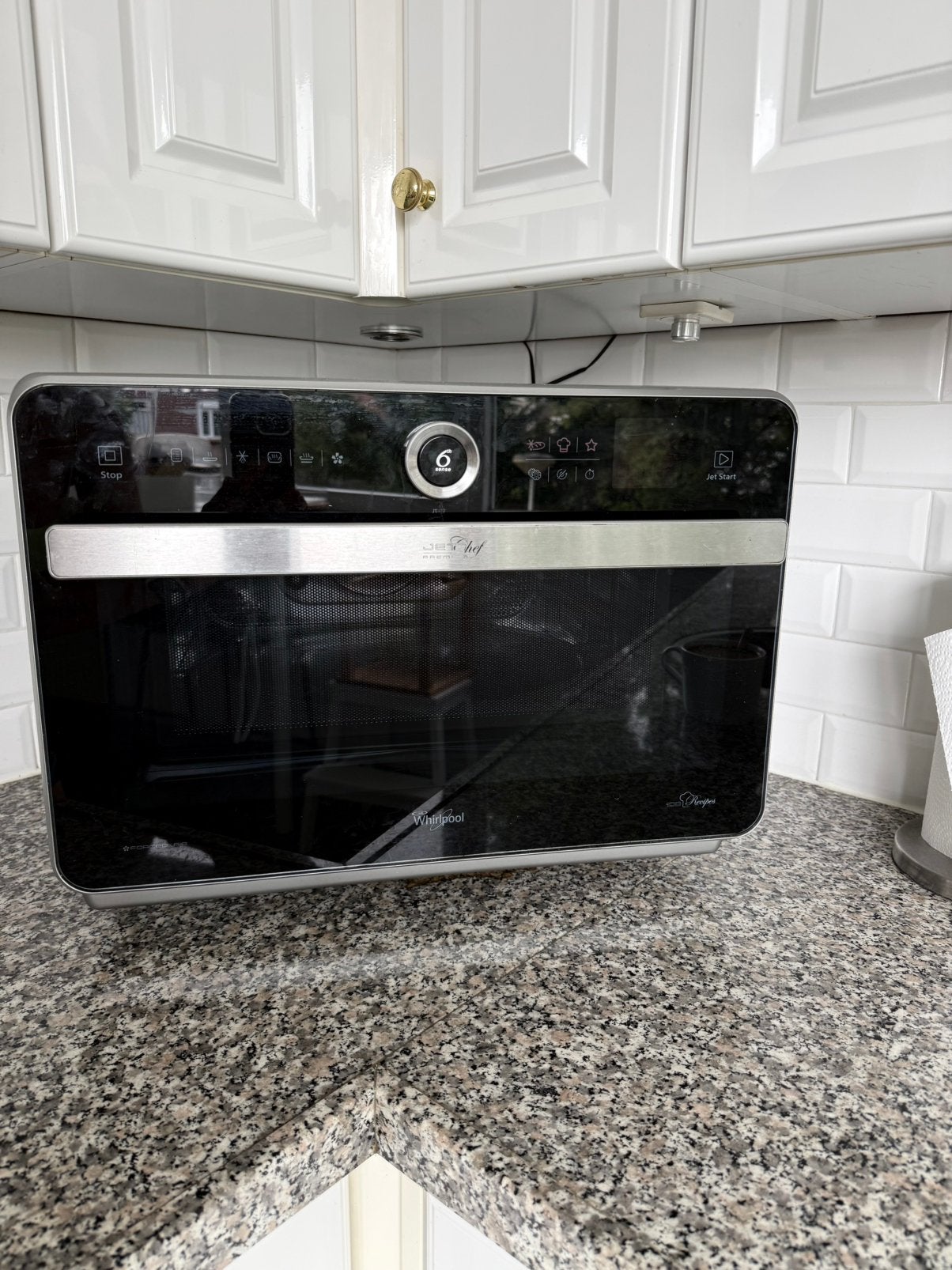 Whirlpool Jet Chef Premium Combi-Microgolf (JT 479 IX), Elektronische apparatuur, Ophalen, Gebruikt, Vrijstaand