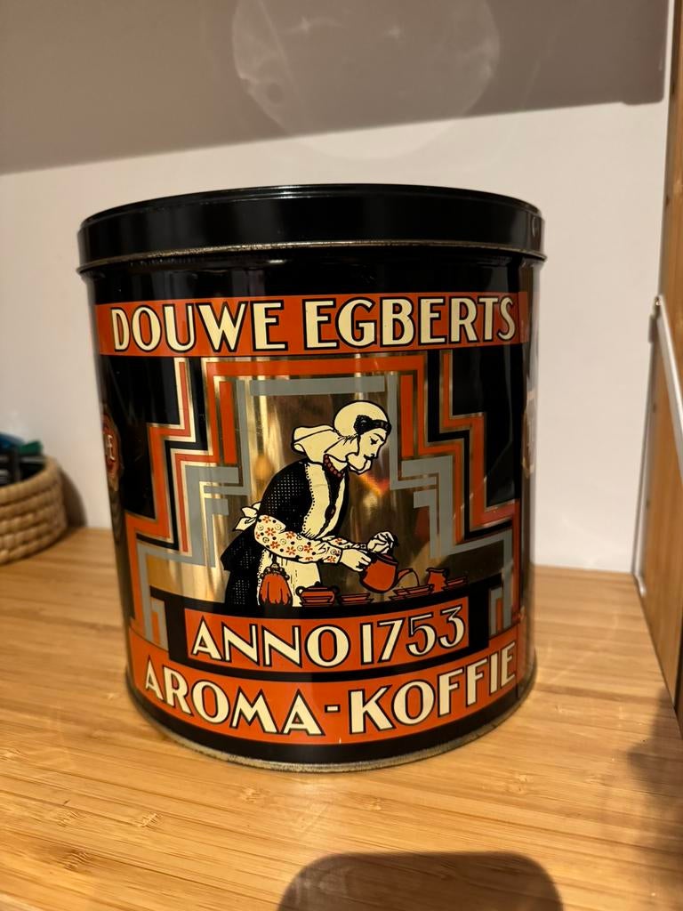 Vintage koffieblik, Ophalen of Verzenden, Zo goed als nieuw, Koffie