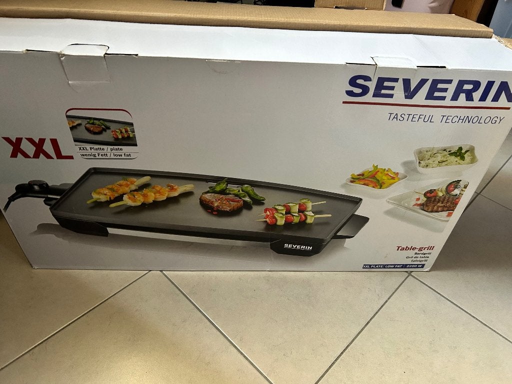 Séverin XXL bakplaat, Ophalen, Gebruikt, Tafelgrill