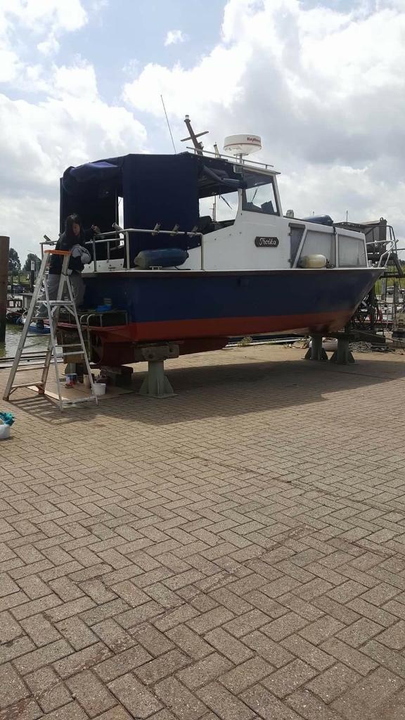 Motorboot opknapper, Ophalen, Gebruikt, Binnenboordmotor, Diesel