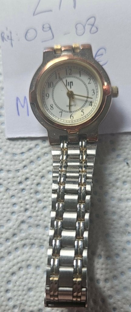 Montre LIP Classics 09-08 – Quartz – Bicolore, Enlèvement ou Envoi