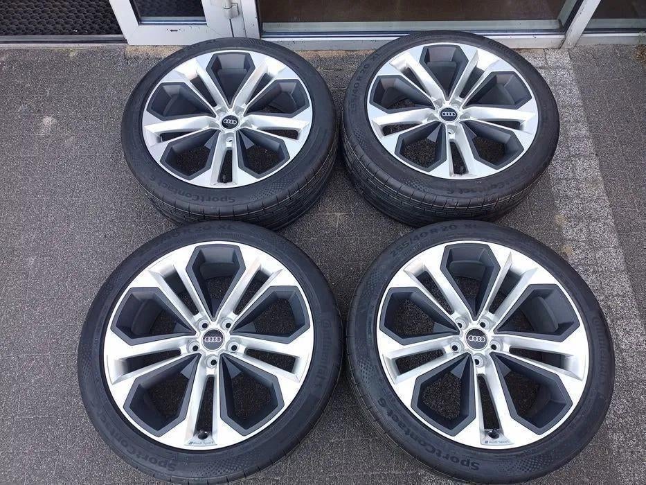 Jantes audi sport 20 inch original & pneus 255/40/20, Autos : Pièces & Accessoires, Pneus & Jantes, Pneus et Jantes, Pneus été