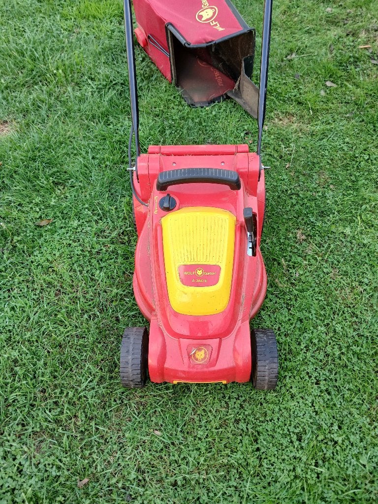 Elektrisch grasmachine wolf, WOLF-Garten, Tondeuse rotative, 30 à 39 cm, Enlèvement