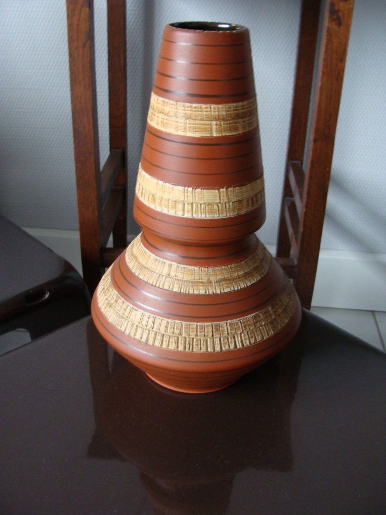 Magnifique vase des années 50, Allemagne de l'Ouest, Envoi