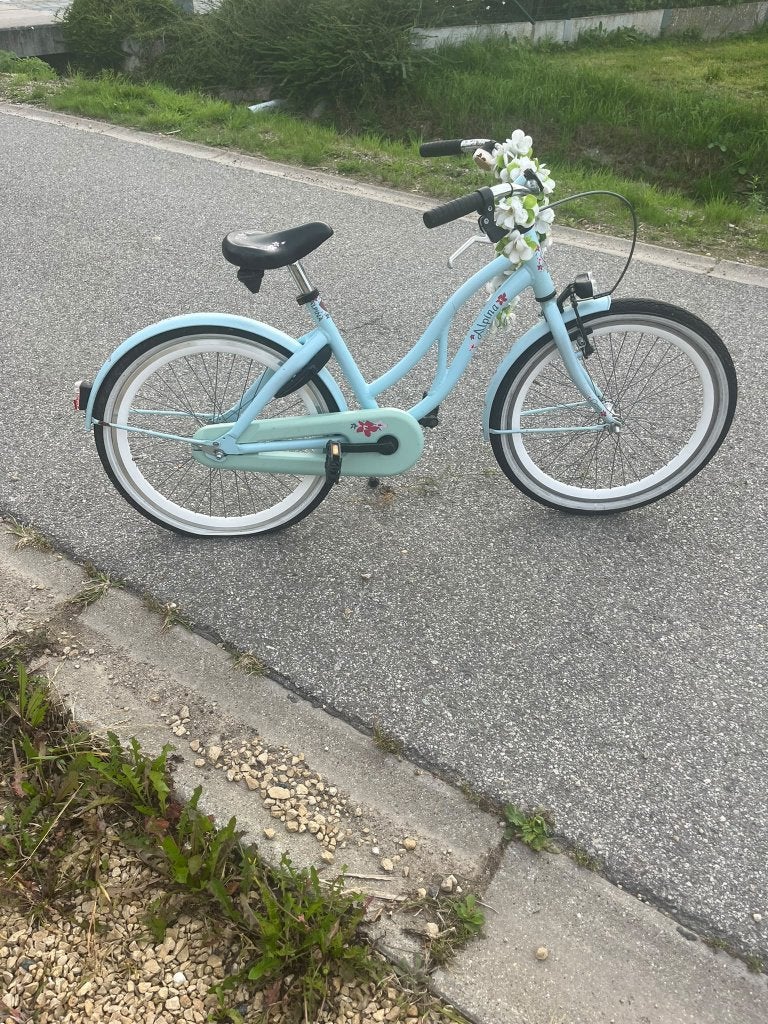 Vélo pour fille, Vélos & Vélomoteurs, Alpina Meisjesfiets, Frein à rétropédalage, Utilisé, Frein à main