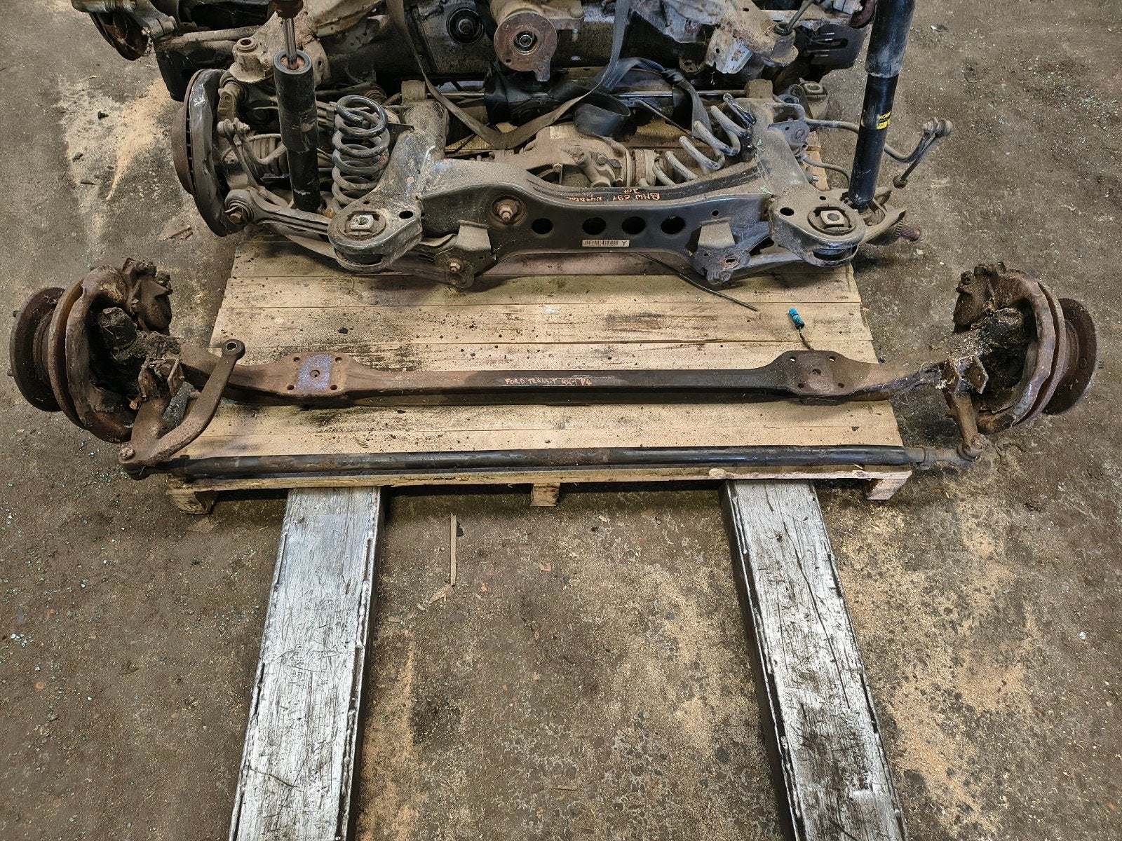 Ford transit Mk1 vooras, Auto-onderdelen, Gebruikt, Ford, ., Ophalen of Verzenden