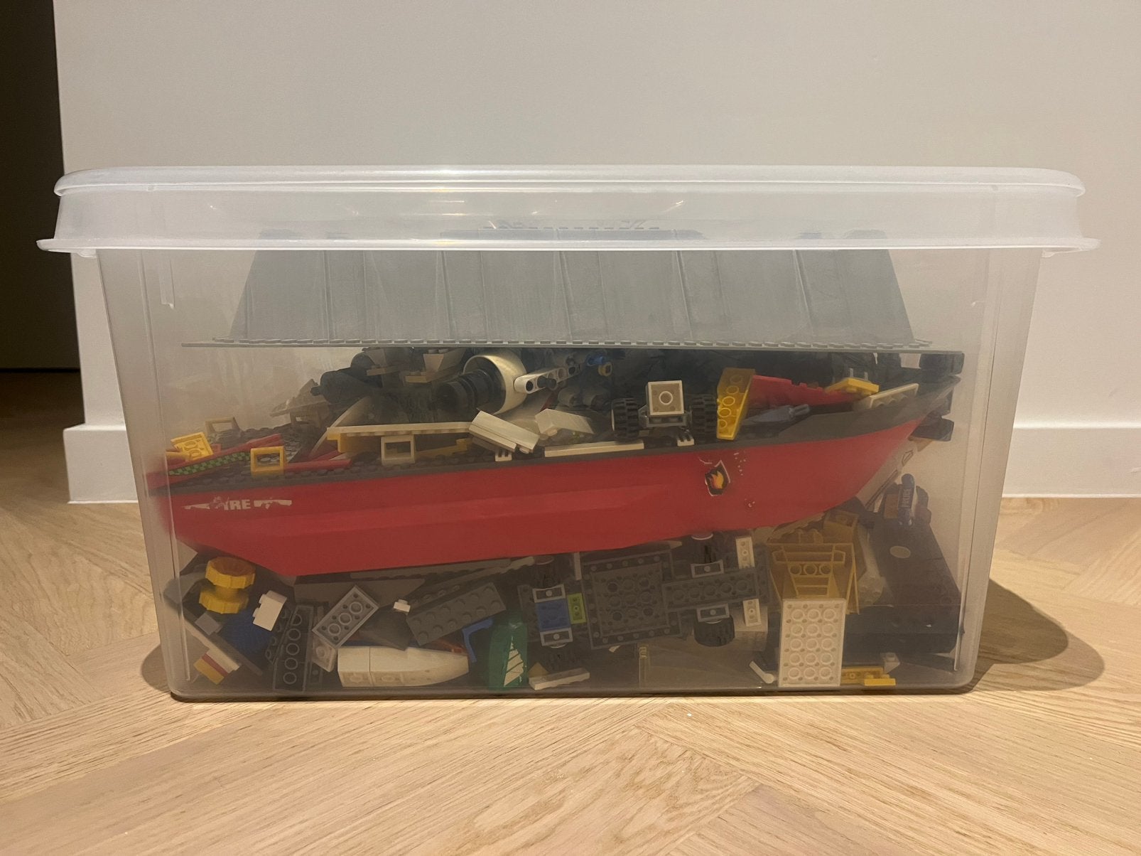 Grote Lego box te koop, Kinderen en Baby's, Speelgoed | Duplo en Lego, Gebruikt, Lego, Losse stenen, Inclusief doos, Ophalen