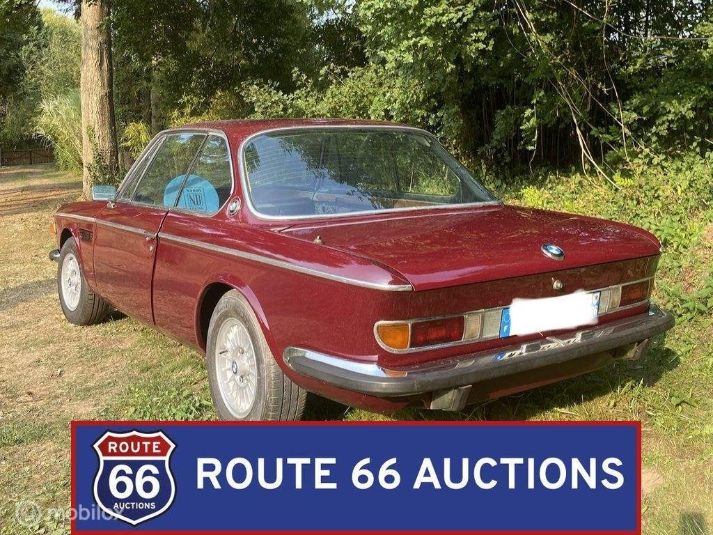 BMW 3.0 CS | 1971 | Route 66 Auctions, Autos, Achat, Entreprise, Boîte manuelle, Autre carrosserie