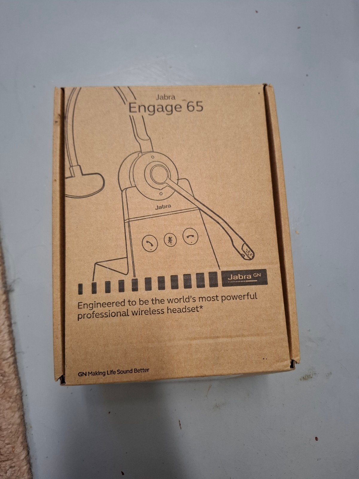 Jabra engage 65 - headset, Ophalen