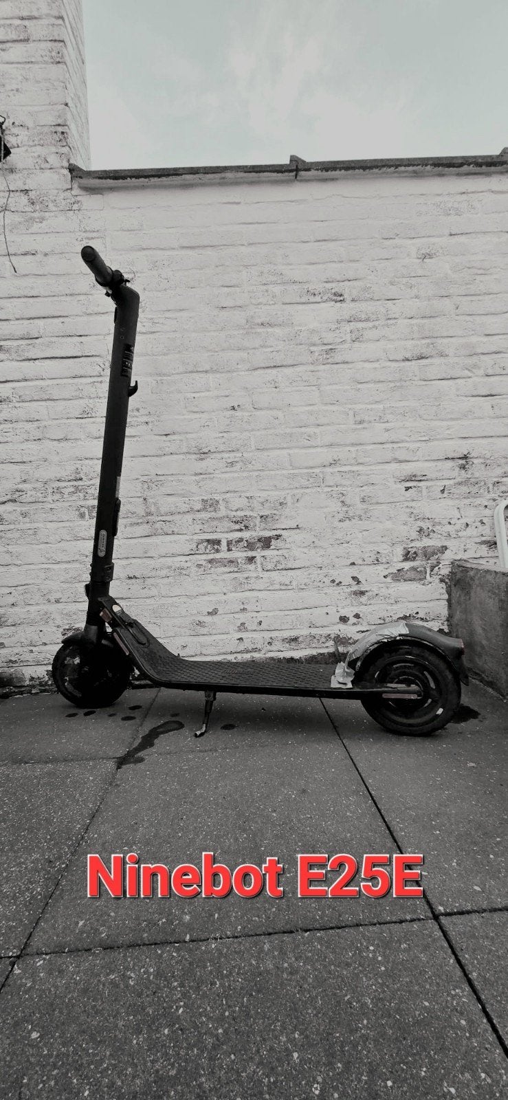 Ninebot E25E noir, Enlèvement