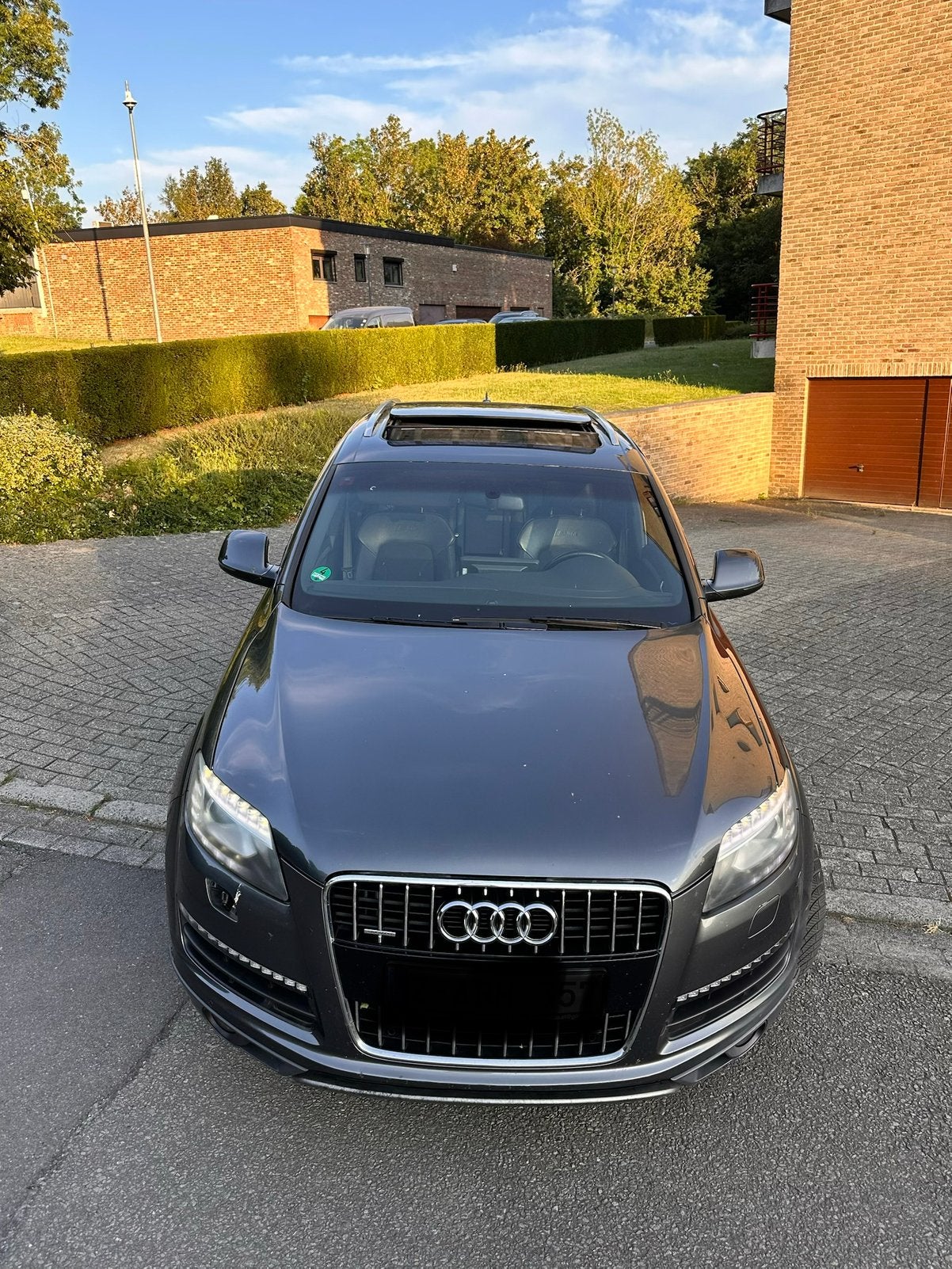 Audi Q7  S-Line 2012 3tdi 235cv 7 plcs toit panoramique, Autos, Euro 5, Achat, Toit panoramique, Particulier