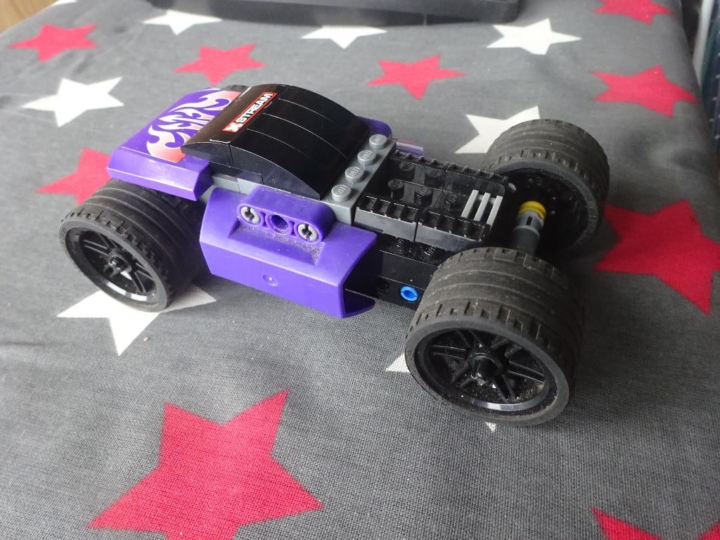 LEGO Racer 8491 voiture et tremplin, Enlèvement ou Envoi, Utilisé, Ensemble complet, Lego