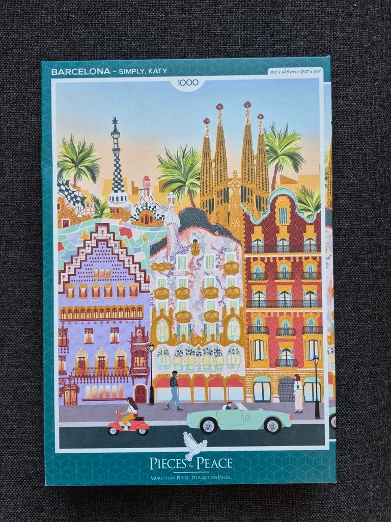 Puzzle Pieces & Peace, Hobby & Loisirs créatifs, Enlèvement ou Envoi, 500 à 1500 pièces, Utilisé, Puzzle