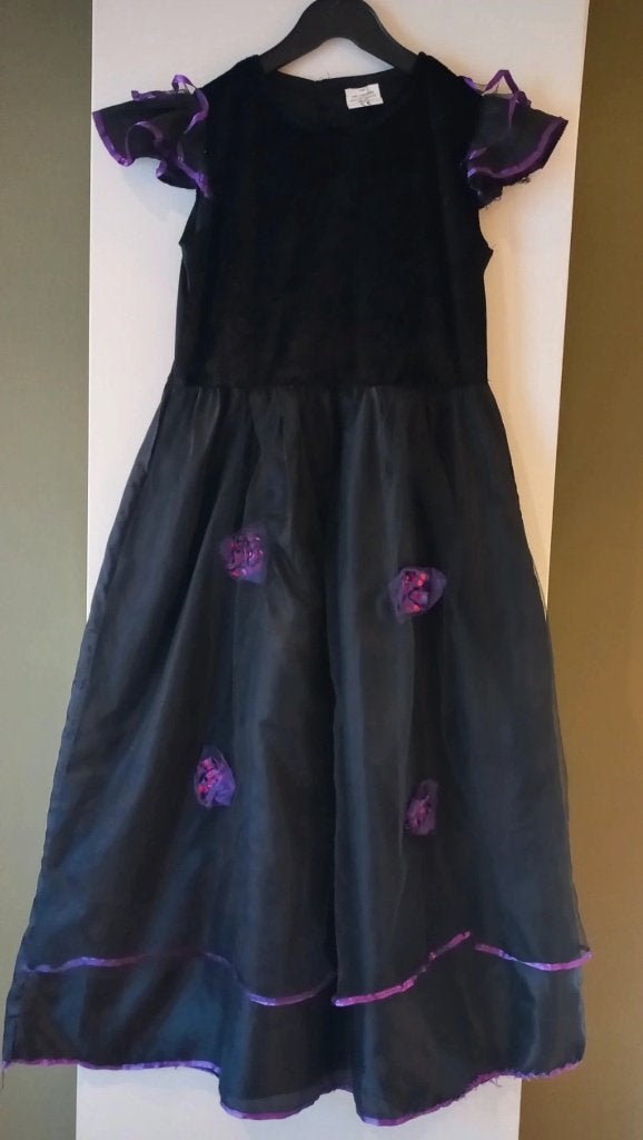 Carnaval heksenkostuum halloween verkleedkledij, Kinderen en Baby's, Ophalen of Verzenden, Gebruikt, 146 t/m 152, Meisje