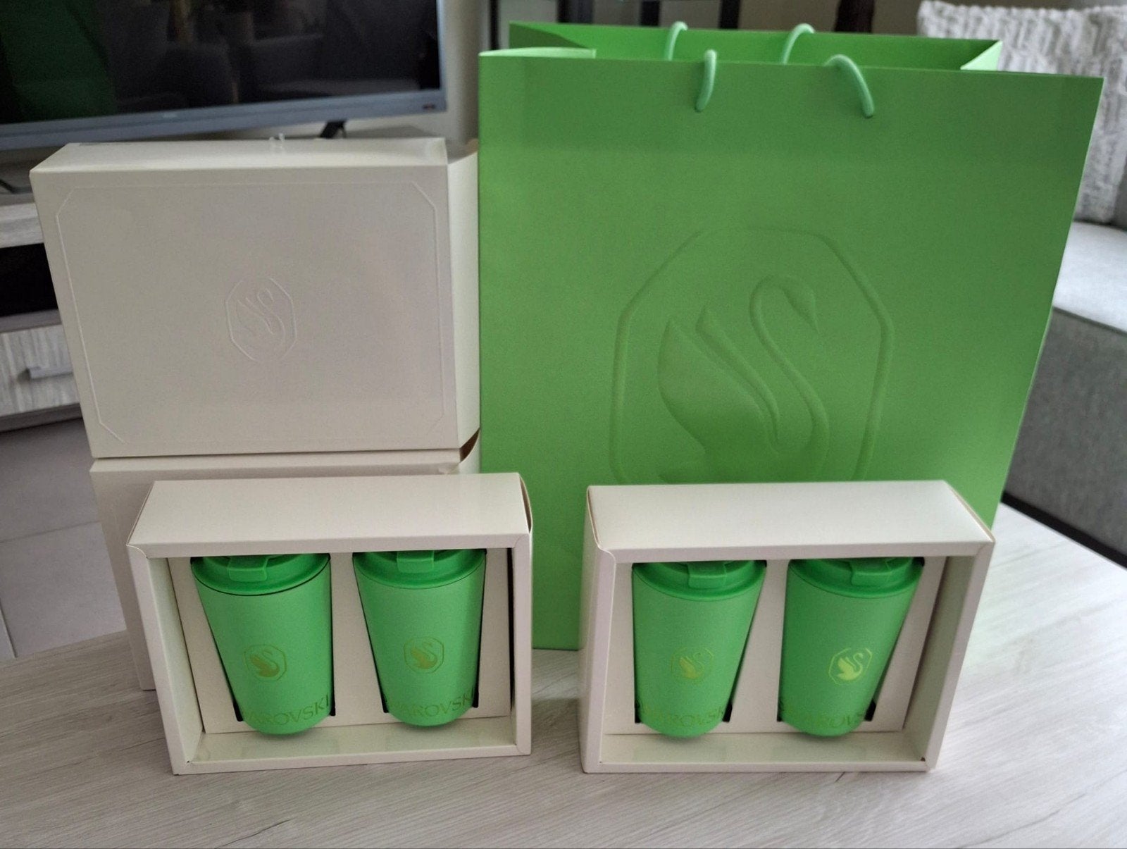 Swarovski unieke drinkbekerset nieuw!, Collections, Swarovski, Enlèvement ou Envoi