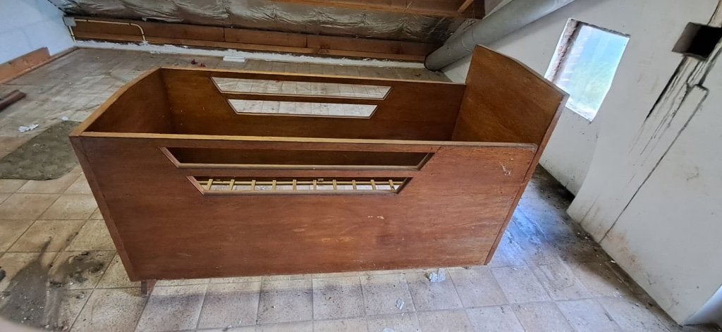Vintage kinderbed, Ophalen