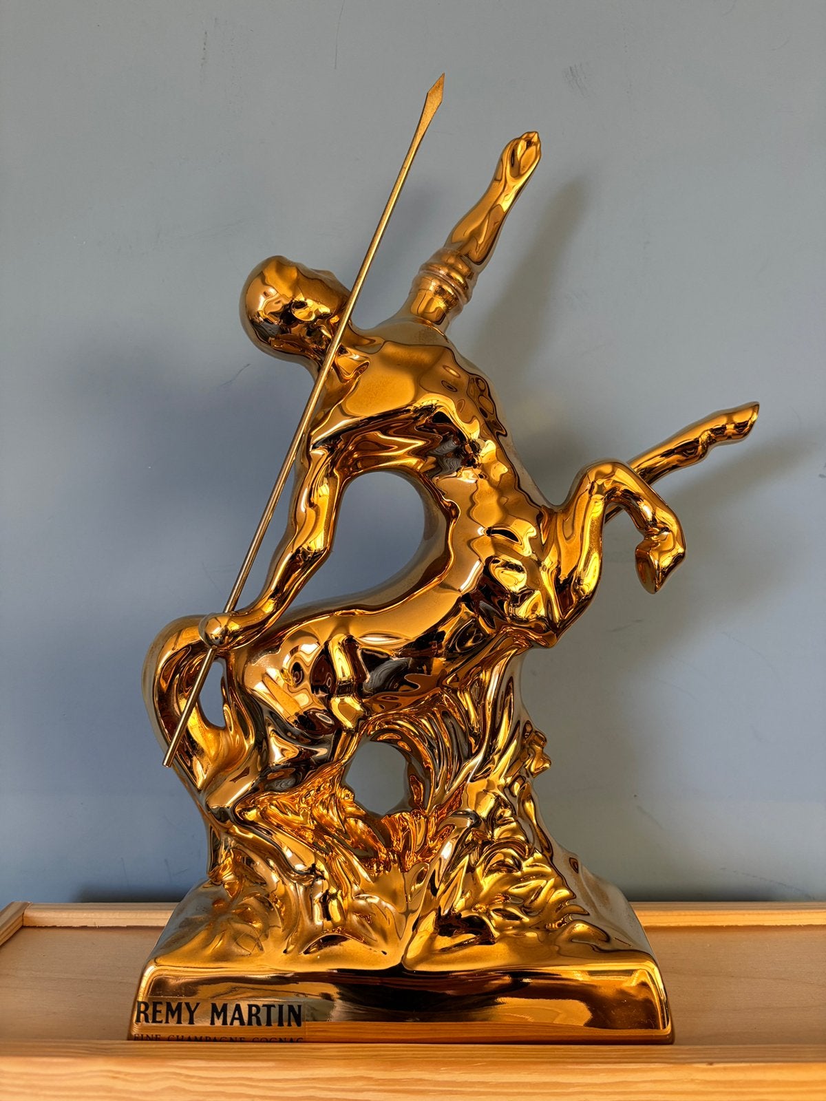 Zeldzame Cognac Rémy Martin Centaure Limoges Gold (NL), Verzamelen, Ophalen of Verzenden, Zo goed als nieuw, Vol, Overige typen