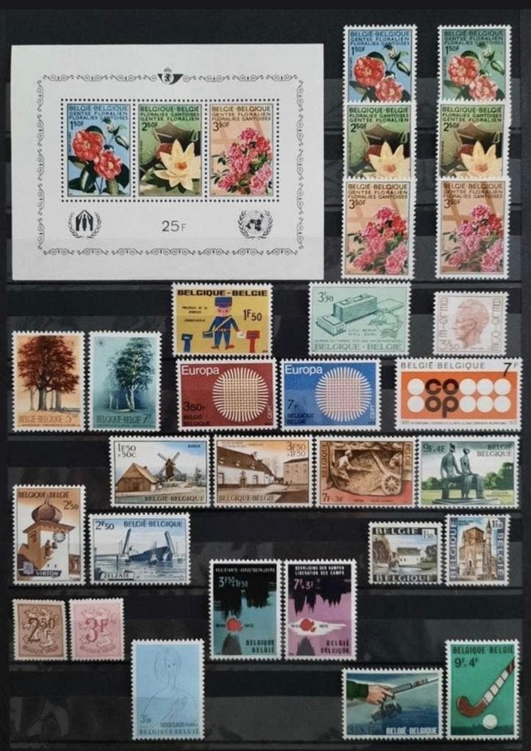België: OBP 1523/66 ** Volledig jaar 1970., Ophalen of Verzenden