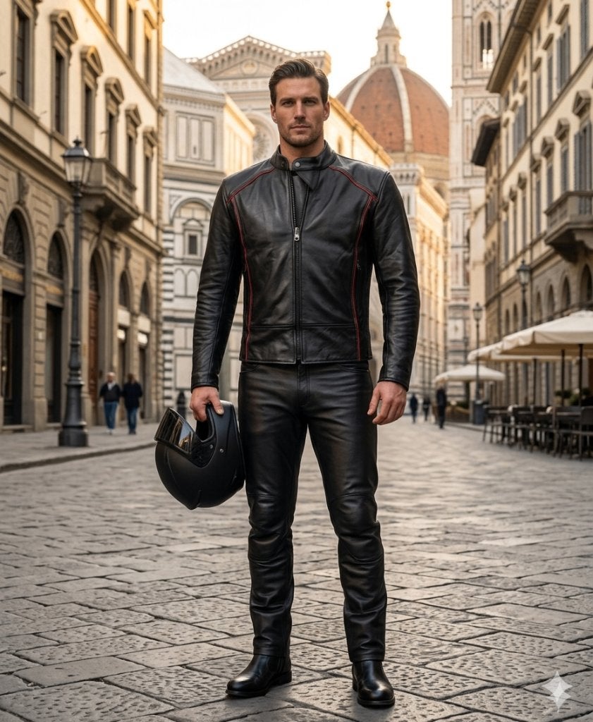 Veste de Moto en Cuir Protections détachables approuvé CE, Envoi, Neuf, avec ticket, Femmes, Manteau | cuir