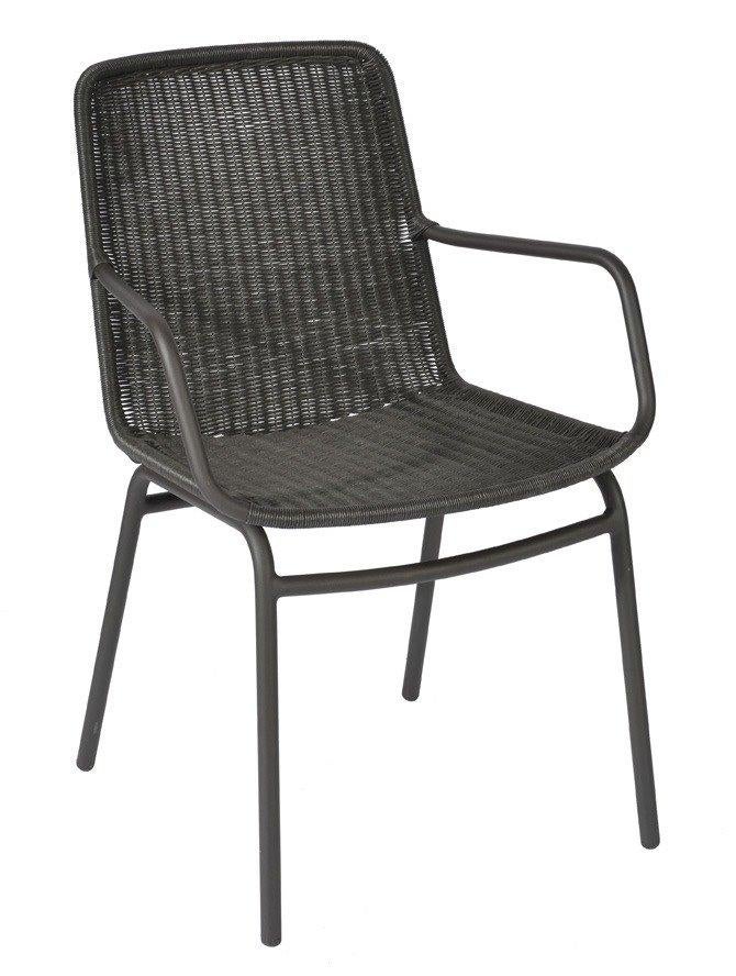 set tuinstoelen max en luuk model roy antraciet 2 stuks, Tuin en Terras, Tuinstoelen, Nieuw, Wicker, Ophalen of Verzenden